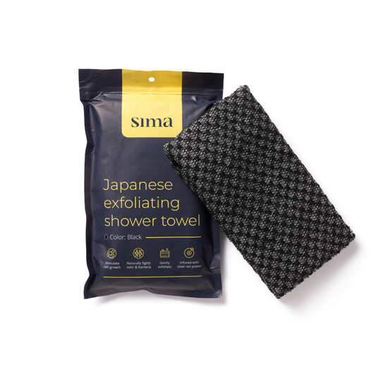 Sima® Japanese Exfoliating Antibacterial Shower Towel