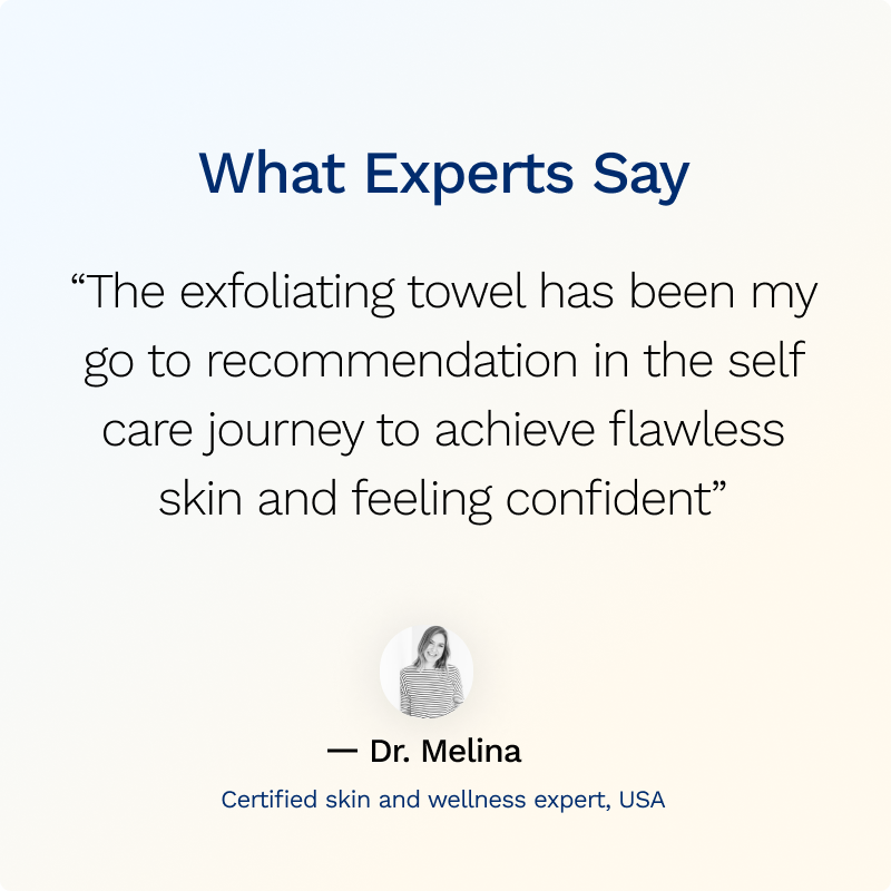 Sima® Japanese Exfoliating Antibacterial Shower Towel