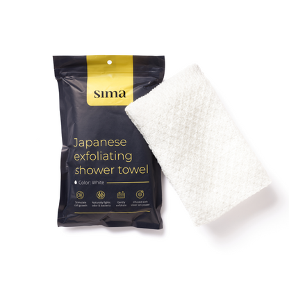 Sima® Japanese Exfoliating Antibacterial Shower Towel