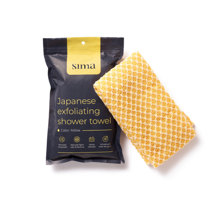 Sima® Japanese Exfoliating Antibacterial Shower Towel